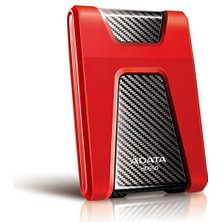 Adata HD650 - 2 Tb, USB 3.2 Gen.1'li Harici Sabit Sürücü, Kırmızı