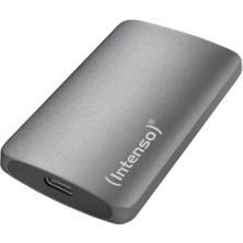 Intenso Harici SSD TX800, 1 Tb Taşınabilir Katı Hal Sürücüsü, Süper Hızlı USB 3.2 Gen 2x2 (20 Gbit/s), 2100 Mb/s'ye Kadar