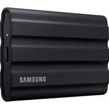 Samsung Taşınabilir SSD T7 Kalkanı, 1 Tb, USB 3.2 Gen.2, 1.050 Mb/s Okuma, 1.000 Mb/s Yazma, Mac, Pc ve Akıllı Telefon Için Dış Mekan Sağlam Harici Sabit Sürücü, Siyah, MU-PE1T0S/EU