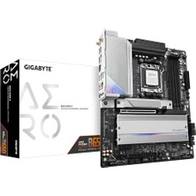 Gigabyte Gıgabyte B650 Aero G Anakart - Amd Ryzen 9000 Serisi Cpu'ları, 8000 Mhz'e Kadar Ddr5 (Oc), 1xpcıe 5.0 + 2xpcıe 4.0 M.2, 2.5 Gbe Lan, Wifi 6e, USB 3.2 Gen 2'yi Destekler