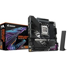Gigabyte Gıgabyte B850M Aorus Elite WIFI6E Anakart - Amd Ryzen 9000 Serisi Işlemciler, Dijital 12+2+2 Fazlı Vrm, 8200 Mhz'e Kadar Ddr5 (O.c.), 1x Pcıe 5.0 + 1x Pcıe 4.0 M.2, Wi-Fi 6e, 2.5 Gbe Lan