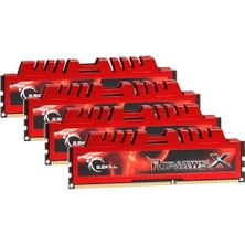 G.skill Ripjaws-X Bellek 32 GB (1333 Mhz, 240 Pin, 4x 8 Gb, Cl9) Dımm Ddr3-Ram Kiti