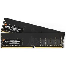 Dato 16 GB (8 GB x 2) Ram Ddr4 3200 Mhz PC4-25600 CL22 1,2 V 288-PIN Ecc Olmayan Arabelleksiz Dımm Masaüstü Bellek Modülü