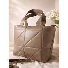 Levine Kapitone Tote Bag Günlük El & Omuz Çantası