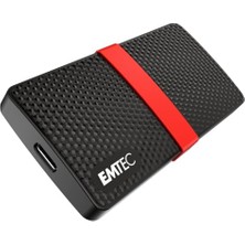 Emtec ECSSD2TX200 Taşınabilir SSD - 3.1 Gen1 - X200 Power Plus Koleksiyonu - 3D Nand - 2 Tera