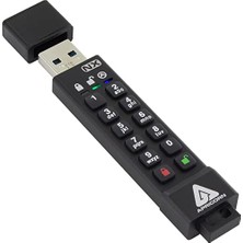 Apricorn Aegis Secure Key 3nx USB Flash Sürücü Şifreli 64 GB USB 3.1 Gen 1 Fıps 140-2 Seviye 3