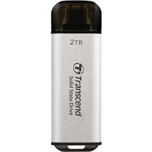 Transcend ESD300 2tb Usb-C Harici SSD 1050MB/S iPhone 17/16/15 Pro, MacBook ve iPad Pro Için Ideal, Yüksek Hızlı Veri Yedekleme ve Aktarım TS2TESD300S