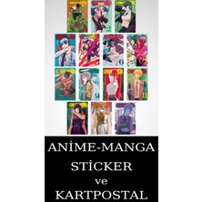 Gerekli Şeyler Yayıncılık Chainsaw Man 1-2-3-4-5-6-7-8-9-10-11-12-13-14 Manga Seti (14 Kitap) / Anime-Manga Sticker ve Kartpostal Hediyeli
