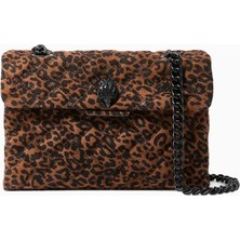 Kurt Geiger Kensington Lüks Süet-Deri Kadın Omuz Çantası