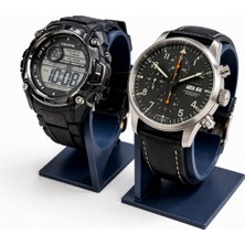 Yapı3D ⌚ 2’li Saat Standı Seti | Sert Plastik Saat Tutucu | Masa Üstü Saat Sergileme Standı | Modern Saat Organizer (Saat Dahil Değildir)