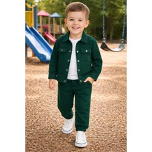 Toryum Tekstil 3lü Çocuk Takımı 3iplik Pamuklu 1 Sınıf Kumaştan Üretilmiştir Ceket Tişör ve Pantolondan Oluşmaktadır