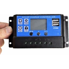 Voltaj Solar Panel Akü Şarj Cihazı 30A 12/24V