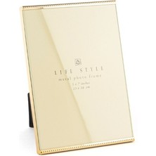 Es Dekor Gold Metal Ince Çerçeve 13X18CM Dekorasyon