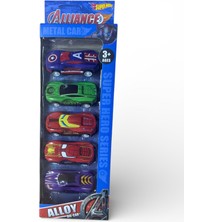 Megola Store 5’li Metal Oyuncak Araba Seti Çek Bırak Özellikli Dayanıklı Mini Arabalar