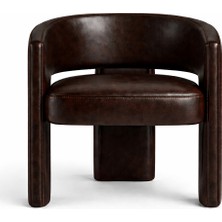 The Ivy Concept Store Wındsor Brown Acı Kahve  Deri Sandalye