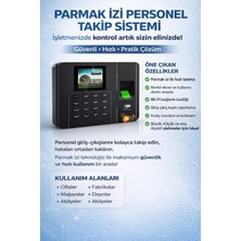 Linas Wifi Kablosuz  Parmak Izi-Kart  Giriş Çıkış Personel Takip Cihazı