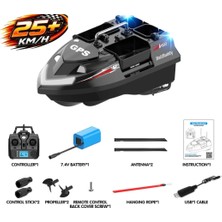 Keseroğlu Sazan Yemleme (Tekne ve Botu)Flytec V802 Pro 500M Gps 160 Konumlu Oto Eve Dönüş 12000 Batarya Full