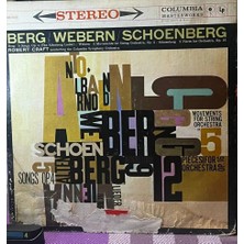 Plakantik Berg / Webern / Schoenberg - 5 Songs / 5 Movements / 5 Pieces (Robert Craft, Columbia Masterworks, Ms 6103)