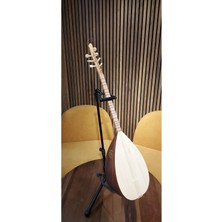 Nefes Müzik El Yapımı Kısa Sap Bağlama Maun Ağacı Kılıf-Tel ve Tezene Hediyeli