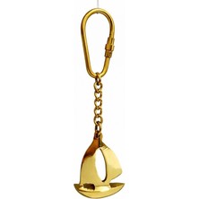 Marsilyan Zarif Yelkenli Tasarım Pirinç Anahtarlık