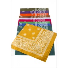 Marsilyan Çini Desenli Bandana 50*50