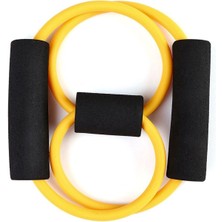 Loacandleco 8 Şeklinde Direnç Bandı Yoga Plates ve Vücut Geliştirme Egzersiz Bandı