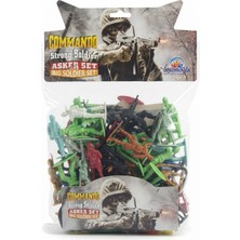 Megola Store Erkek Çocuk Oyuncak Asker  Seti 53 Adet 19X18 cm Asker Boyu 5,5cm