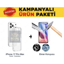 iPhone 17 Pro Max Ekonomik Paket London Magsafe Kılıf ve Ekran Koruyucu 360 Set