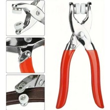 Loacandleco 200 Adet Paslanmaz Çelik Çıtçıt ve Pense Seti Metal Çıt Çıt Makinesi