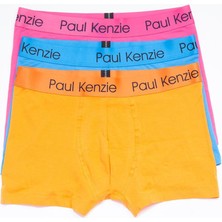 Paul Kenzie 3'lü Erkek Boxer - Rainbow 1