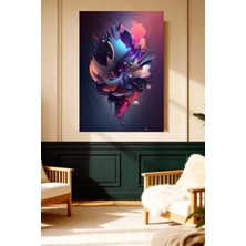 Mushen Studio Neon Patlama Soyut Modern Sanat Kanvas Tablo