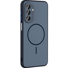 A17 ile Uyumlu Magsafe Şarj Özellikli Tea Kapak Lacivert