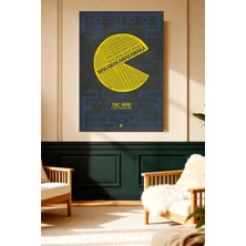 Mushen Studio Pac-Man Retro Oyun Temalı Sanat Kanvas Tablo