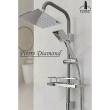 Tesitay Robot Duş Seti Metalik ve Antrasit Gri Renk Banyo Duş Takımı