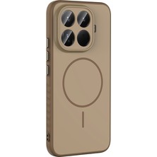 Mi 15 T Pro ile Uyumlu Magsafe Şarj Özellikli Tea Kapak Gold