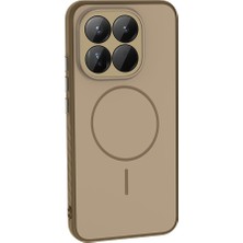 Mi 15 T ile Uyumlu Magsafe Şarj Özellikli Tea Kapak Gold