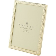 Es Dekor Gold Metal Çerçeve 13X18CM Dekoratif Hediyelik