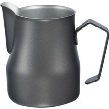 Vestron Barista Süt Potu Prof Paslanmaz Siyah Pitcher Milk Jug Progear Kahve Espresso 500 ml