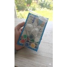 C&On Design Alçı Boyama Seti Stitch - Sevimli Karakter Figürlü & 6 Renk Boyalı Eğitici Aktivite Seti
