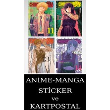 Gerekli Şeyler Yayıncılık Chainsaw Man 11-12-13-14 Manga Seti (4 Kitap) / Anime-Manga Sticker ve Kartpostal Hediyeli
