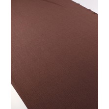 Kumaş Parça Kahve Renkte Bürümcüklü Jarse Kumaş (En 160 cm x Boy 250 Cm)