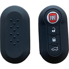 Fiat 500 Panda Bravo Punto Bravo Silikon Anahrtar Kılıf