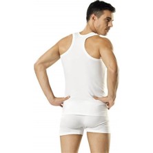 Namaldı Erkek Beyaz Tekli Sporcu Rambo Atlet