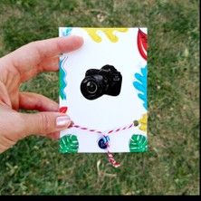 toptanbuldum Fotagraf Makinesi Ahşap Rozet Marteniçka Bileklik Hediyeli -Çanta-Broş-Aksesuar