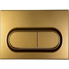 OTB Vitra Çift Kademeli Gömme Rez.uyumlu Kumanda Paneli-Opal Gold