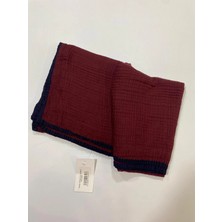 İpekal Ipekal Müslin Şal Bordo-Lacivert