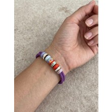 Nurora Mineli Zirkon Taşlı Boncuklu Bileklik