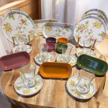 Keramika 6 Kişilik 27PARÇA Özel Üretim Kahvaltı Takımı