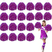 Hobilinka 10 Çift ( 20 Adet ) Fuşya Renk 23 Nisan 19 Mayıs 29 Ekim Okul Gösteri Ponponları