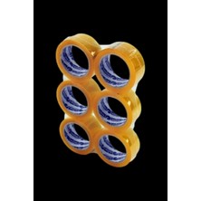 Marsilyan 6 Adet Şeffaf Koli Bandı Güçlü Yapışkan Yüzey 40 mm 100 Metre